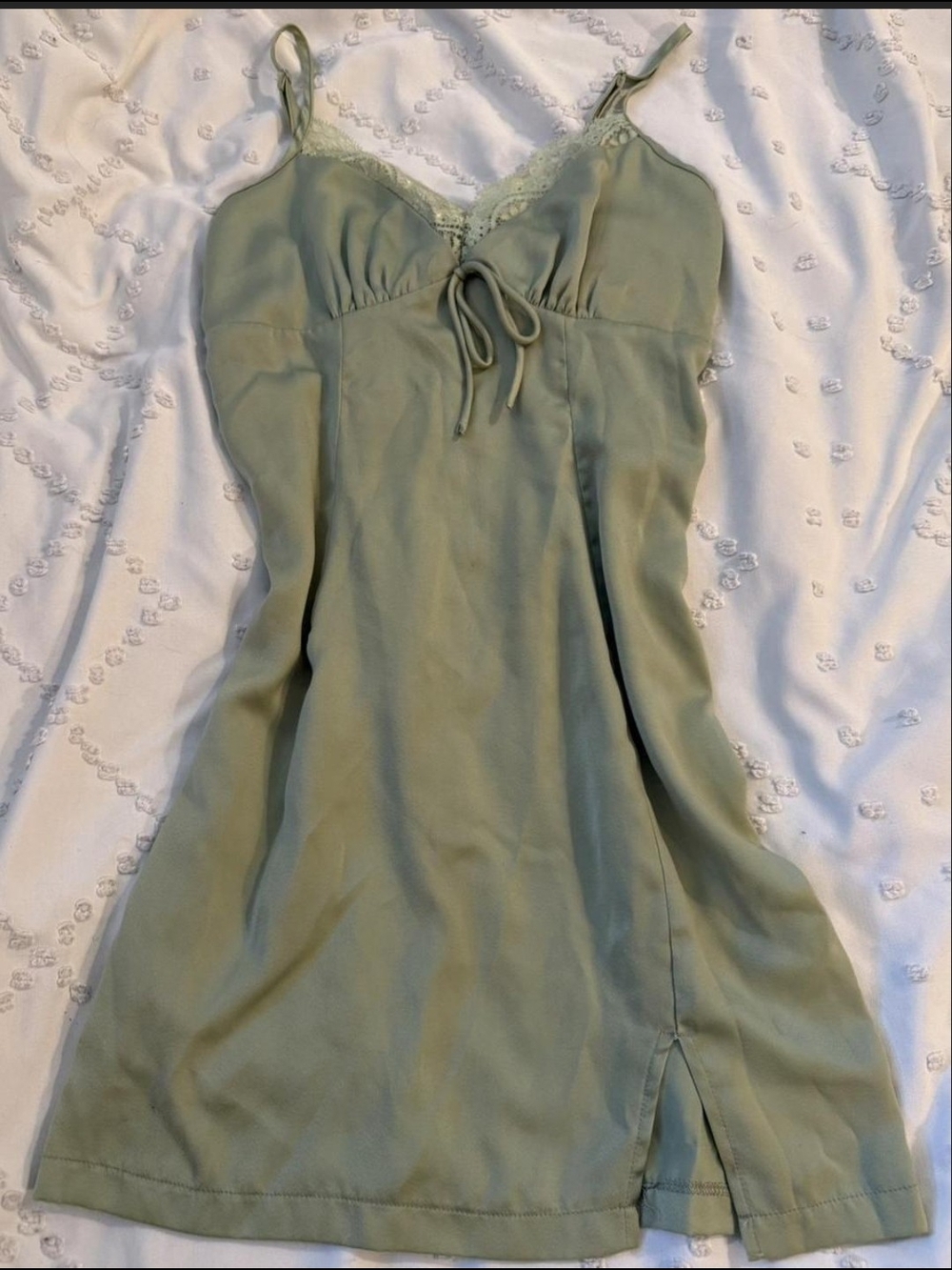 Princess Polly Sage Green Slip Dress
